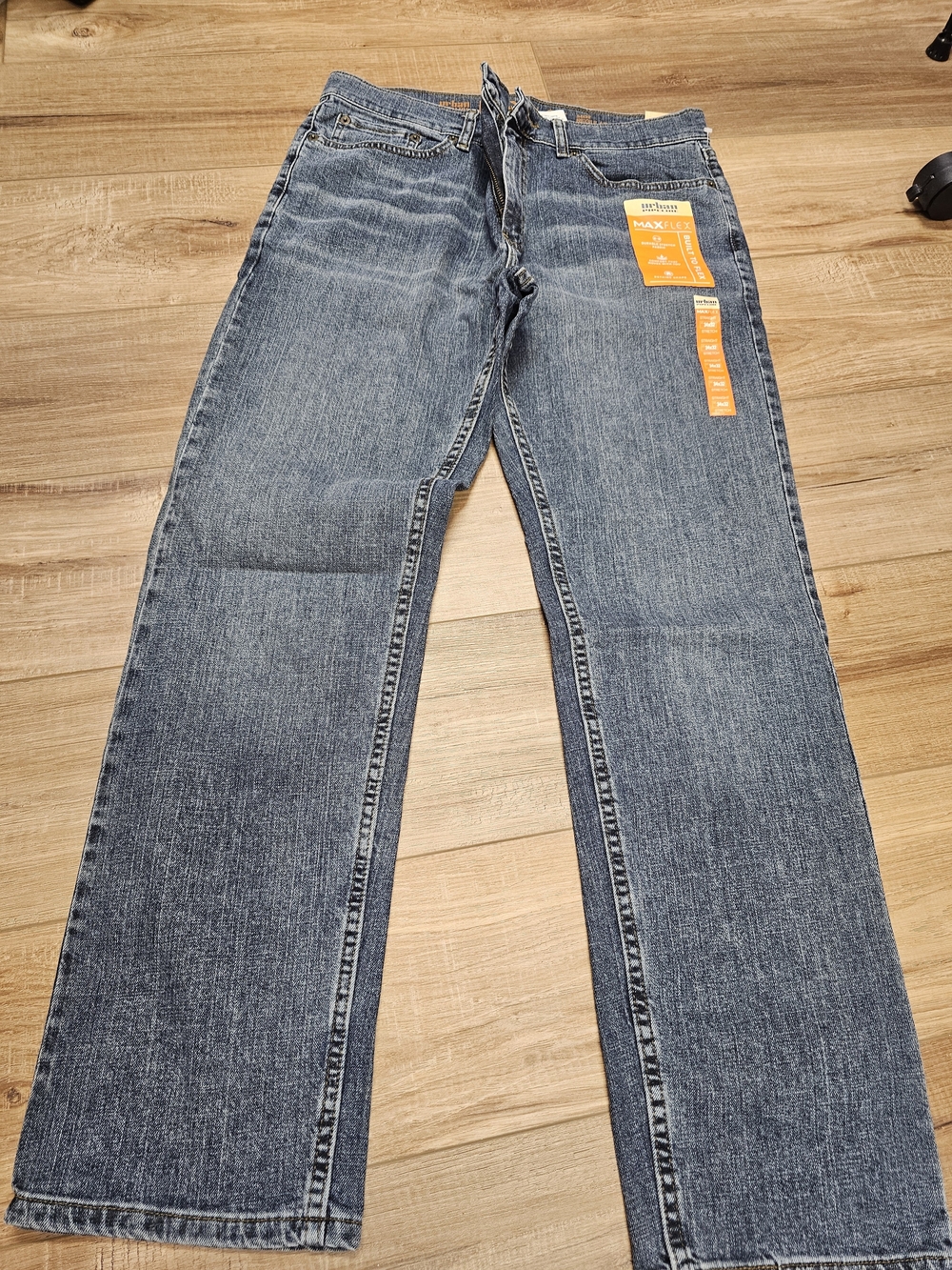 urban pipeline Men's Straight-Leg Jeans - Blue Wash
